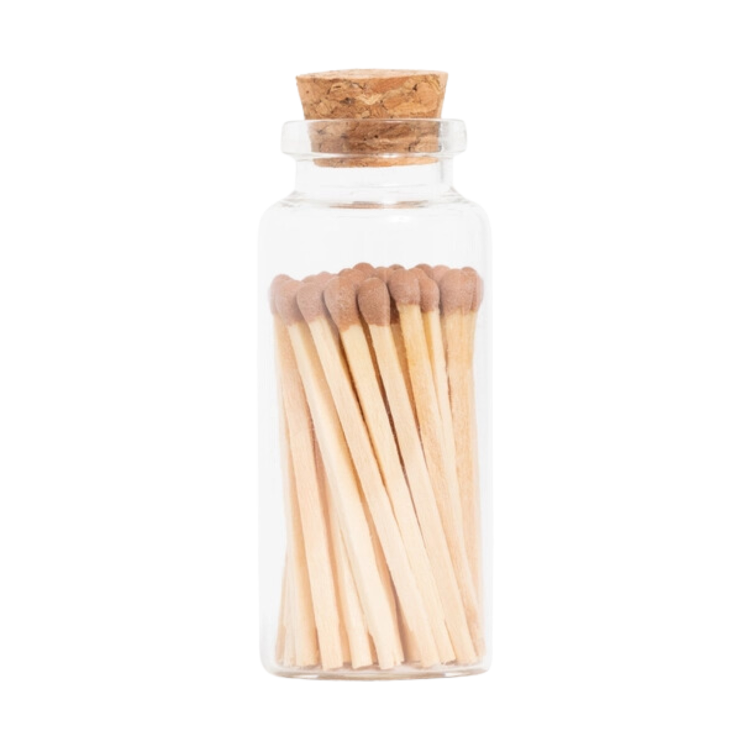 Brown Matches In Mini Apothecary Jar
