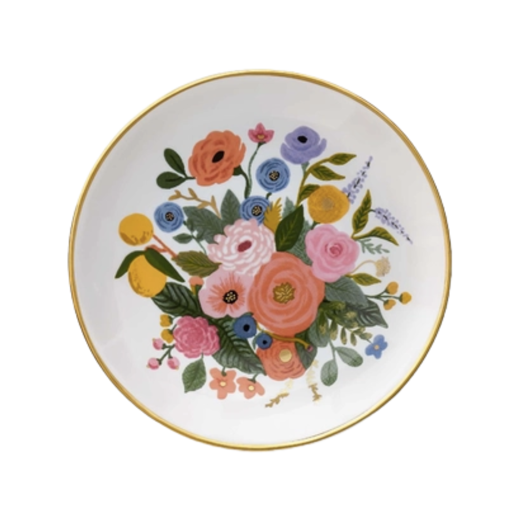 Floral Trinket Dish