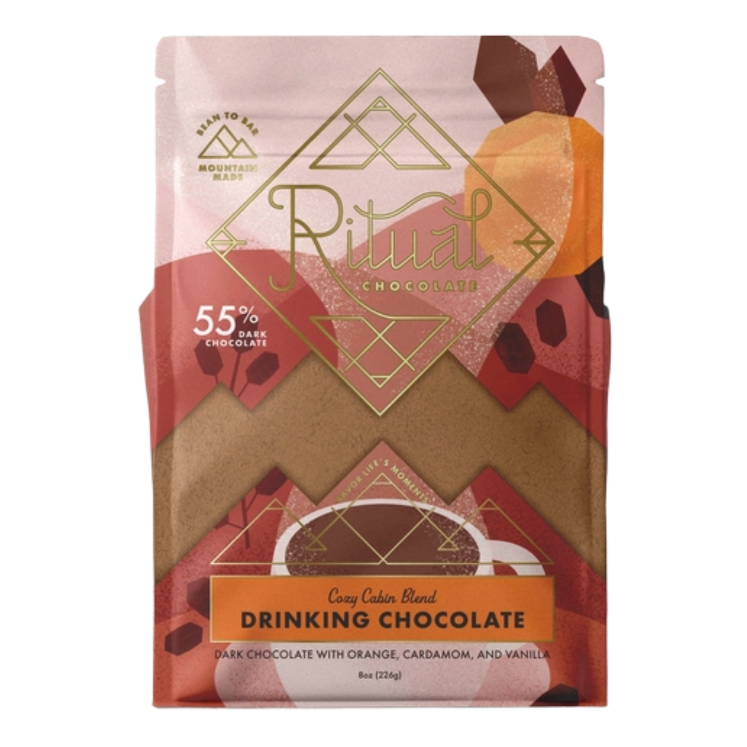 Orange Cardamom Vanilla Drinking Chocolate