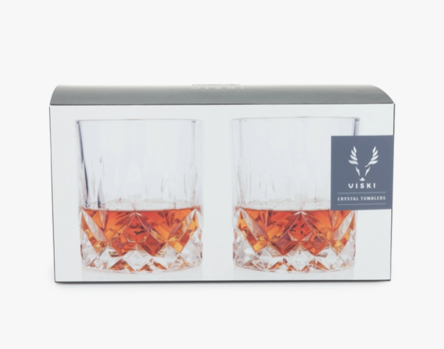 Faceted Crystal Tumblers