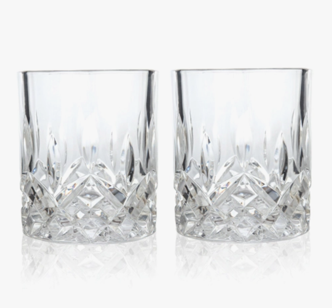 Faceted Crystal Tumblers