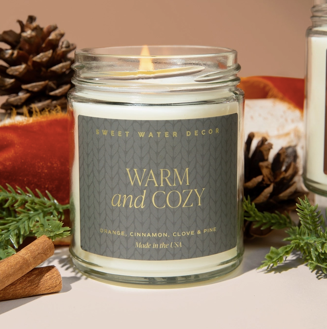 Warm and Cozy Candle