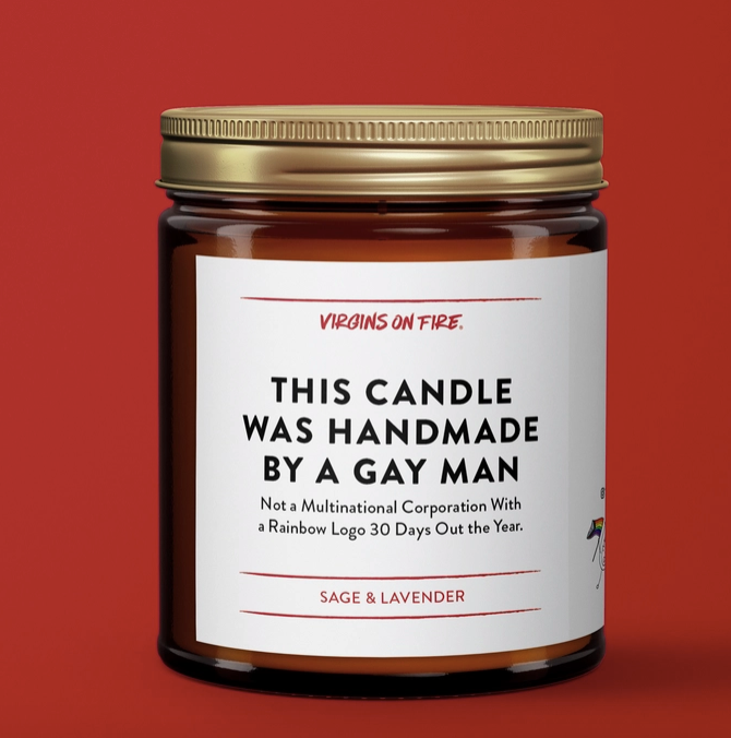 This Candle was Handmade by a Gay Man