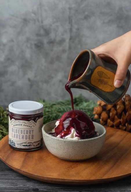 Blueberry Lavender Sundae Sauce