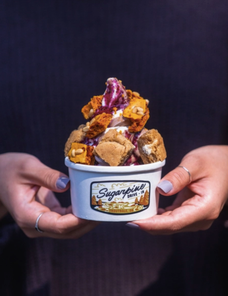 Blueberry Lavender Sundae Sauce
