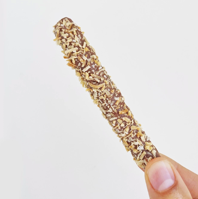 Coconut Chocolate Covered Pretzels