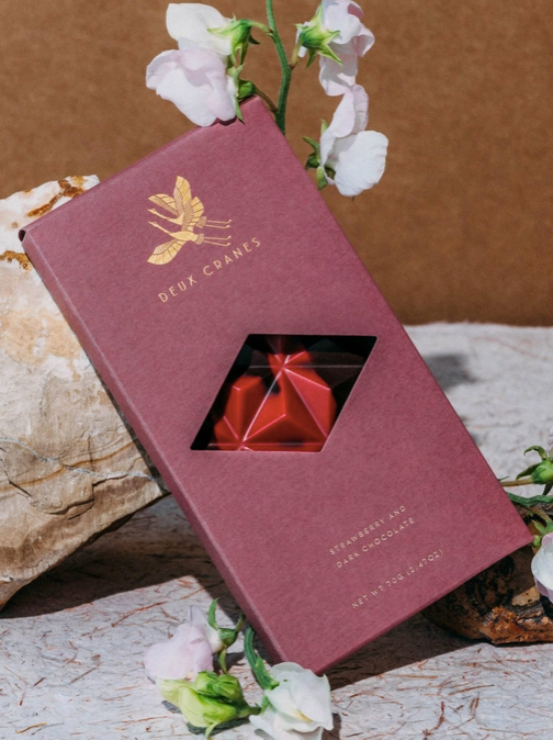 Strawberry Dark Chocolate Bar