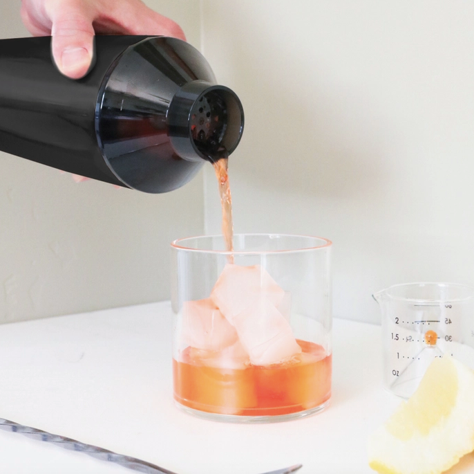 Matte Black Cocktail Shaker