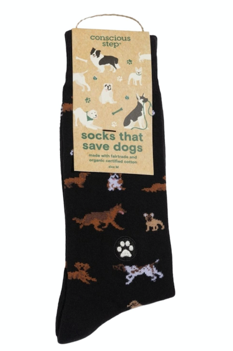 Unisex Dog Print Socks