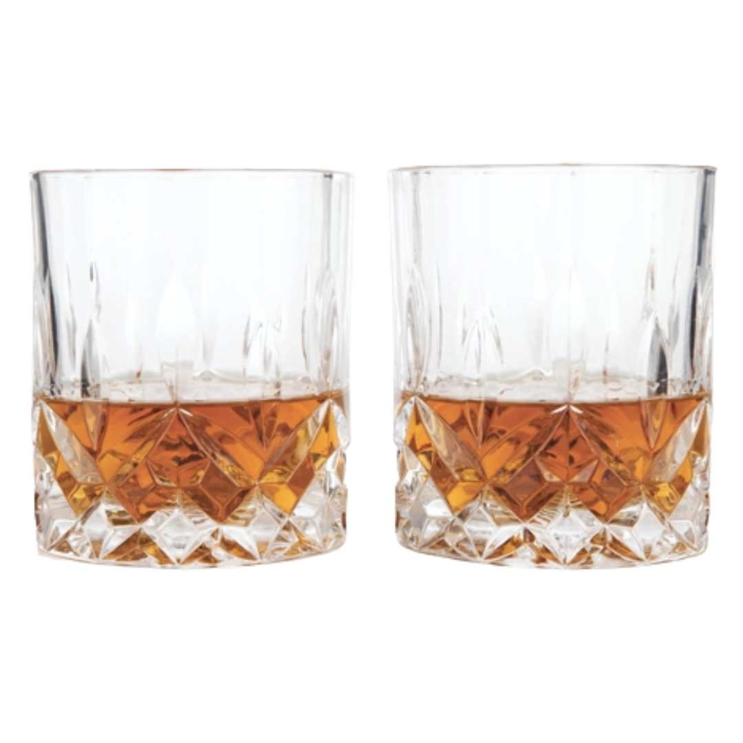 Faceted Crystal Tumblers