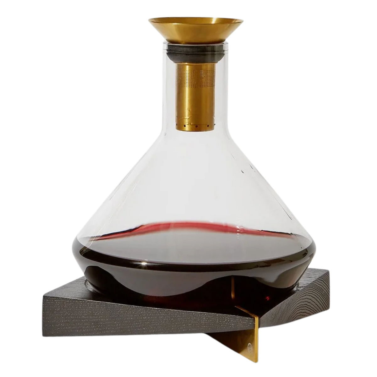 Decanter with Acacia Wood Coaster