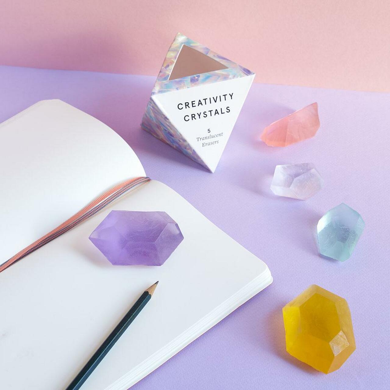 Crystal Erasers Set