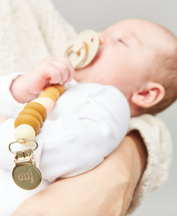 Honey Pacifier Clip