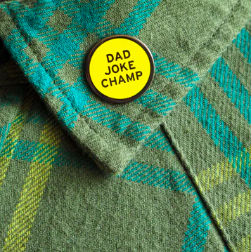 Dad Joke Champ Enamel Pin