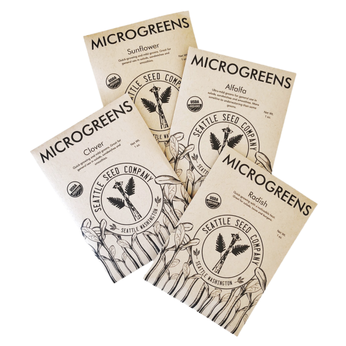 Microgreens Seed Packet