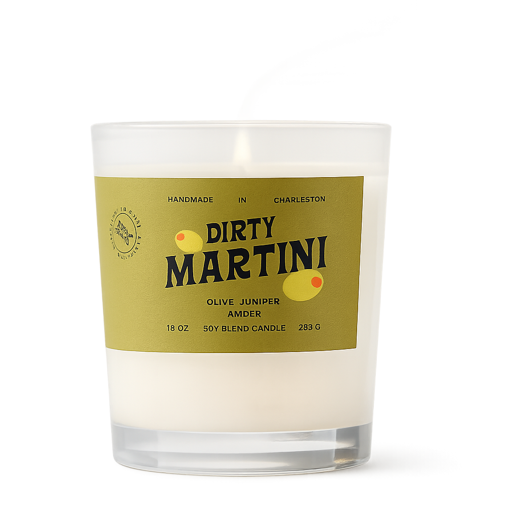 Rewined Dirty Martini Candle