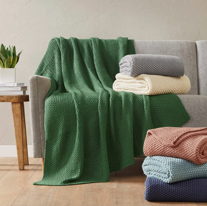 Ultra Soft Knit Throw Blanket