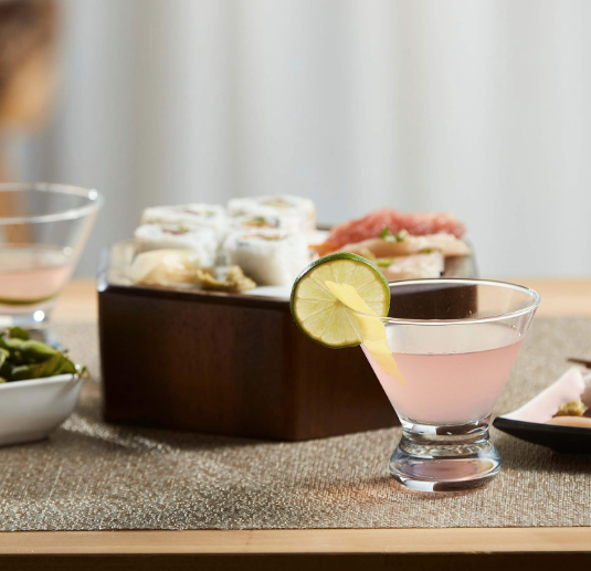 Stemless Martini Glass