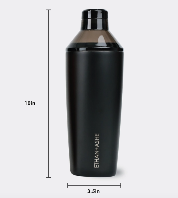 Matte Black Cocktail Shaker